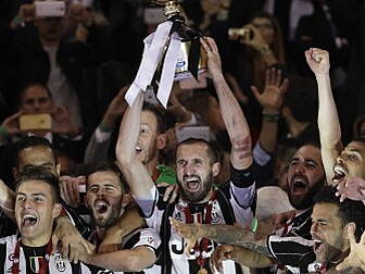 Juventus win Coppa Italia for...